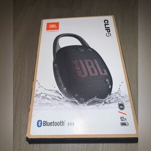 JBL Clip 5 Waterproof Portable Bluetooth Speaker - Black